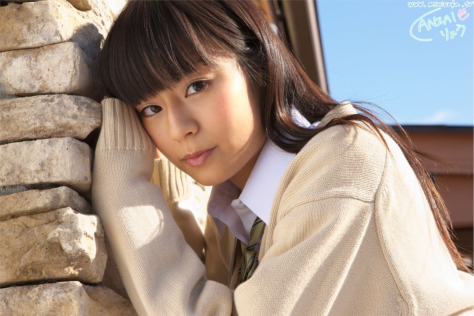 安西涼生 Ryo Anzai (1) [Minisuka.tv]现役女子高生